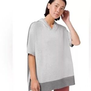 Lululemon Hooded Short Sleeve Poncho Sweater M/L
